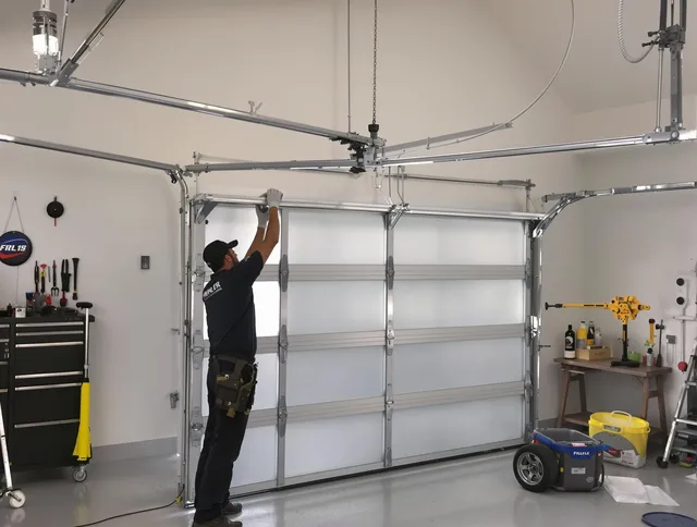 Rocky Hill Garage Door Repair certified team performing precision garage door installation in Rocky Hill