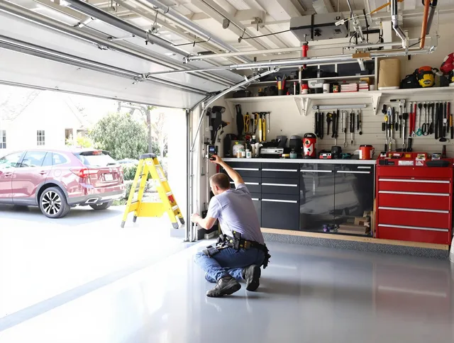 Local garage door repair service by Rocky Hill Garage Door Repair in Rocky Hill