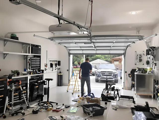 Garage door opener installation by Rocky Hill Garage Door Repair in Rocky Hill
