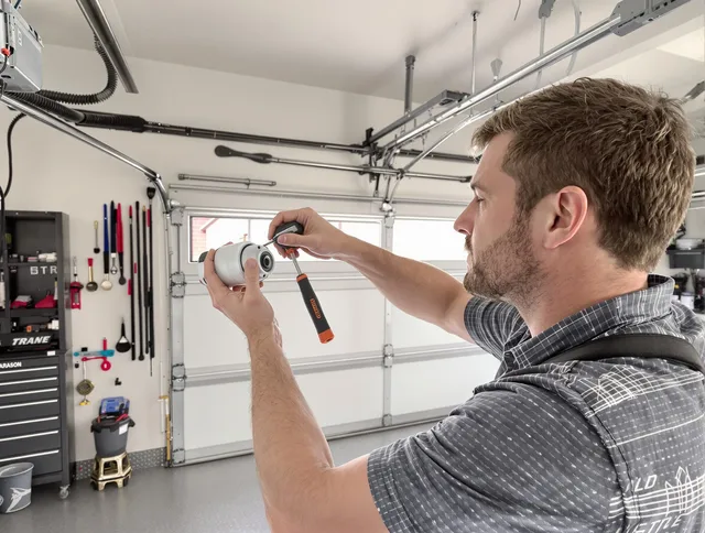 Garage door opener repair service by Rocky Hill Garage Door Repair in Rocky Hill